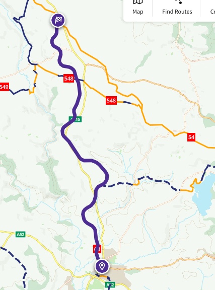 Tissington Trail Route