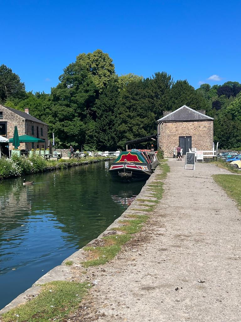 Cromford Canal With Boat